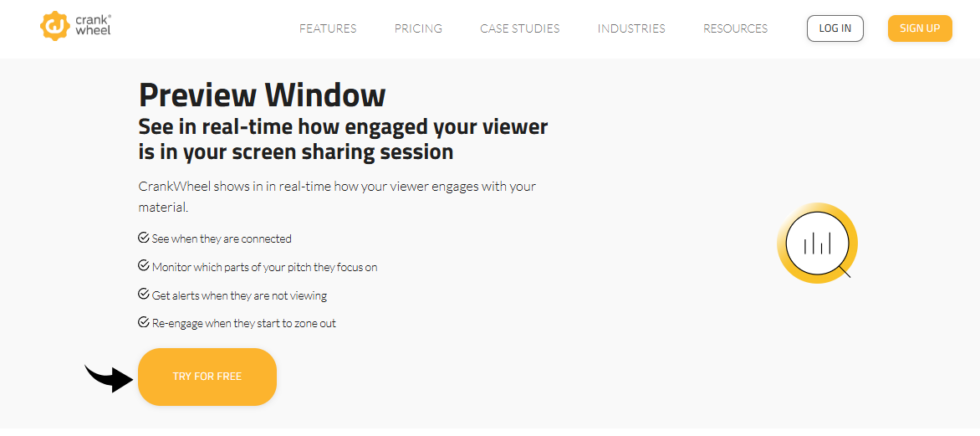 CrankWheel in 2026: Still the Best Screen Share Tool? 9 CrankWheel Monitor Engagements Image
