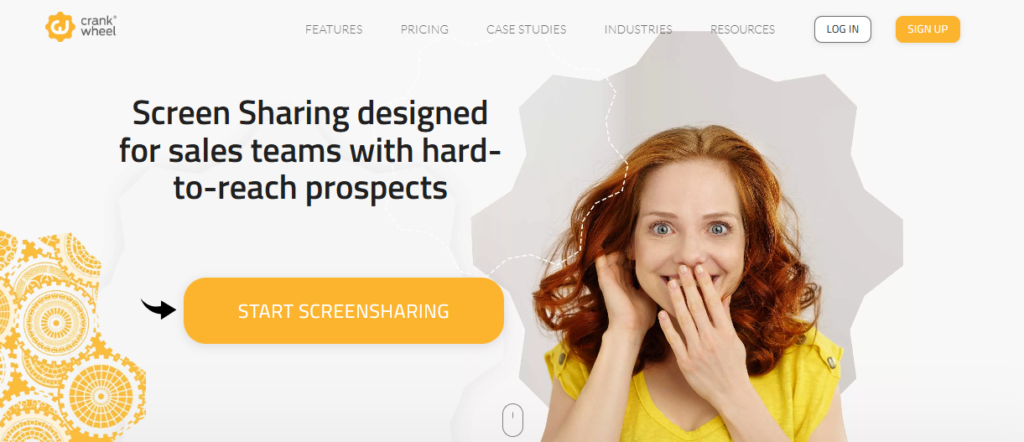 Crankwheel Screen Sharing