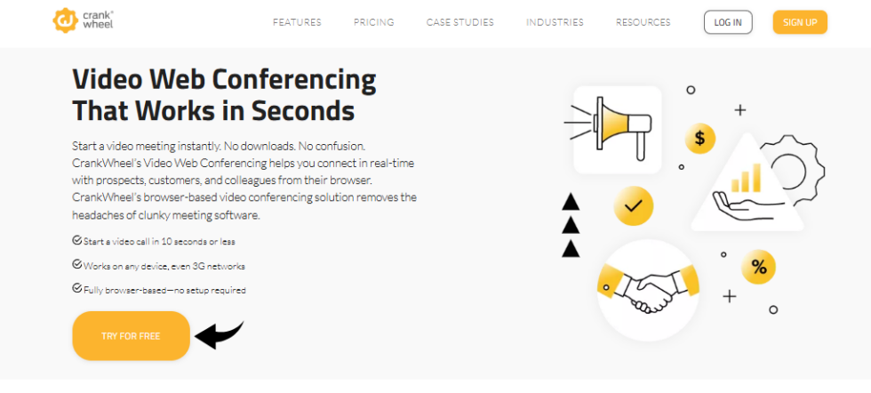 CrankWheel in 2026: Still the Best Screen Share Tool? 14 CrankWheel Video Web Conferencing Image