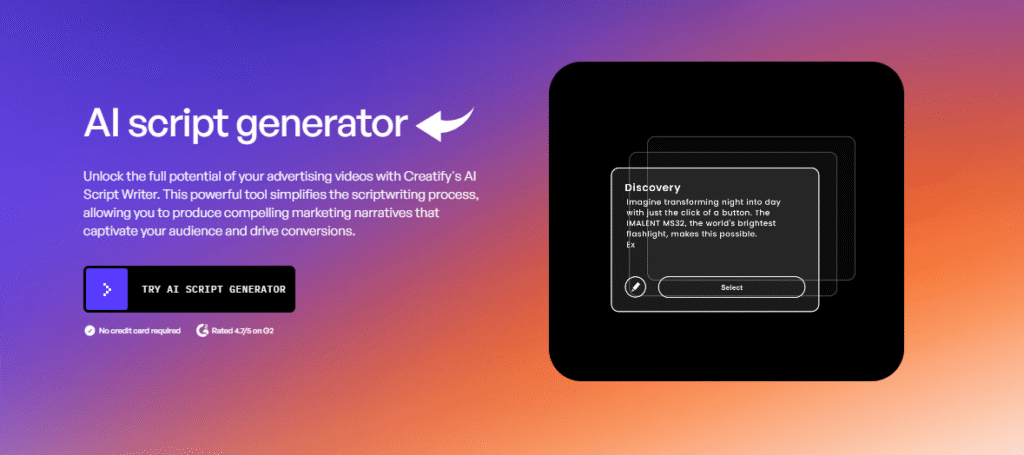 Creatify Review: Create Stunning Ads in Minutes in 2025 10 Creatify AI script generator