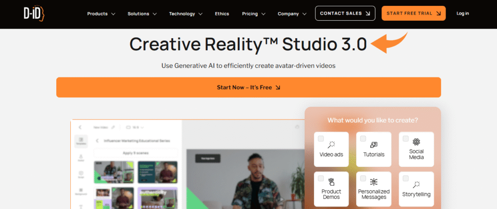D-ID Photo-to-Video Conversion