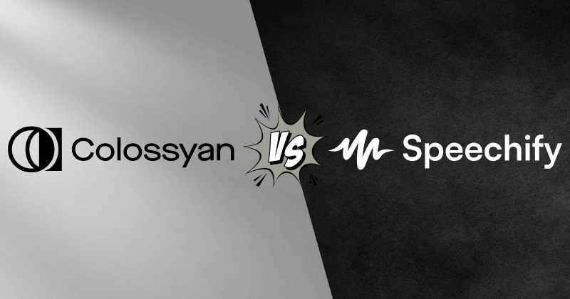 colossyan vs speechify