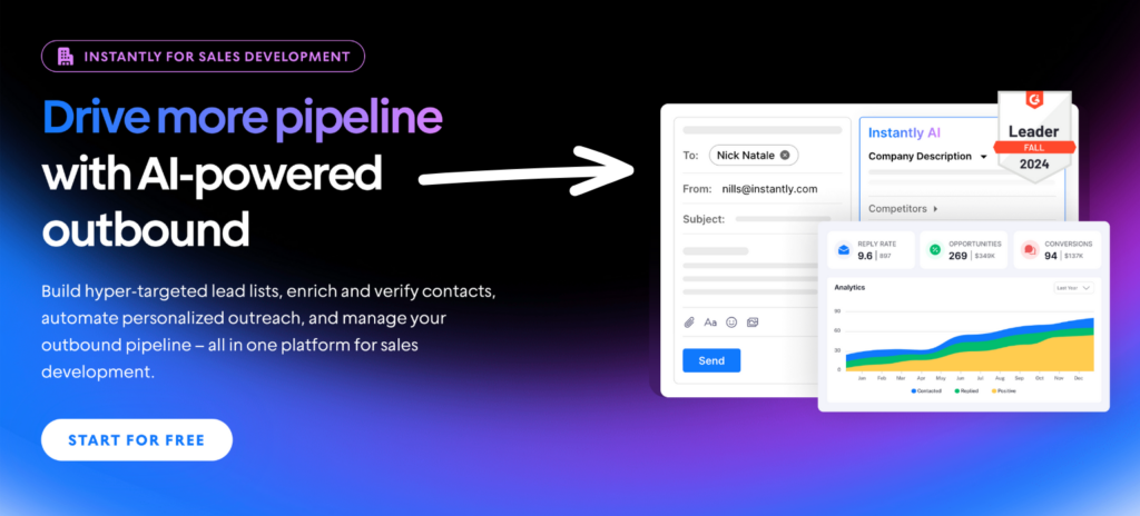 Instantly for Sales Development
