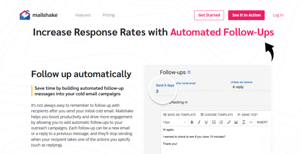Mailshake Automated Follow-Ups