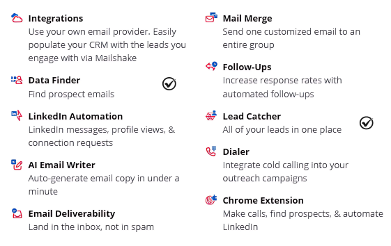 Mailshake Top benefits
