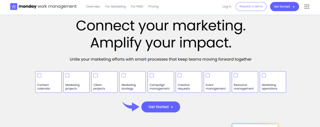 Monday Marketing Management