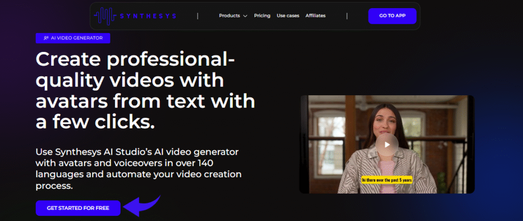 Synthesys Text-to-Video Generation