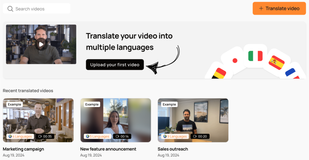 D-ID video translater