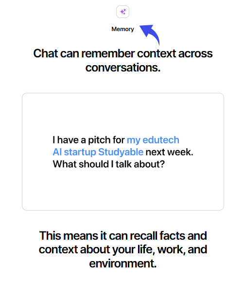Assistive AI Advanced Chat Memory