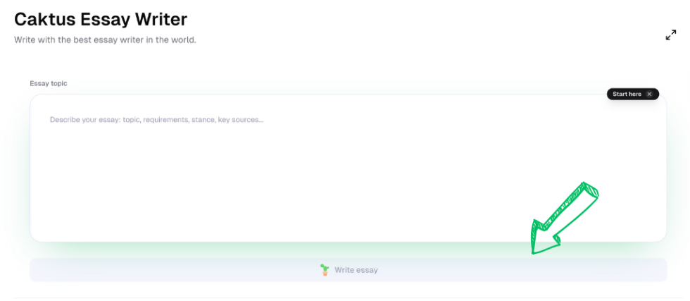 Caktus AI Writing Assistant Image