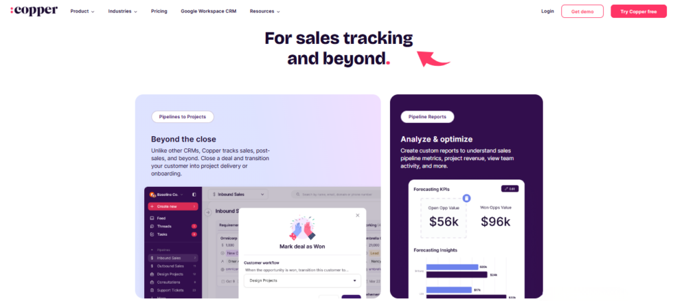 Copper CRM Review 2026: Best CRM for Gmail Users? 11 Copper CRM Track Lead