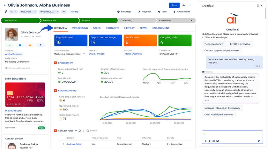 Creatio CRM Review: Best CRM Tool For Users in 2026? 10 Creatio Client Management