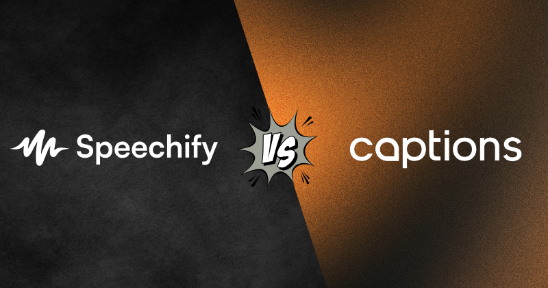 Speechify vs Captions AI: Best AI Video Generator in 2024? 1 Speechify vs Captions ai