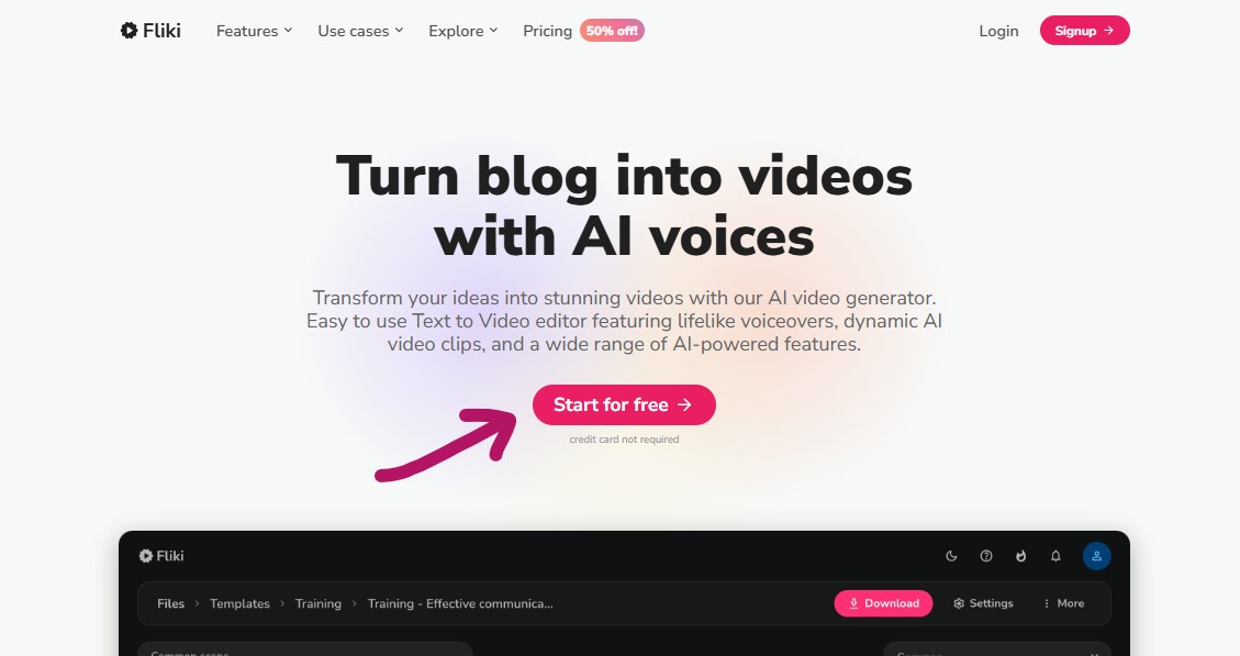 Fliki Introduction