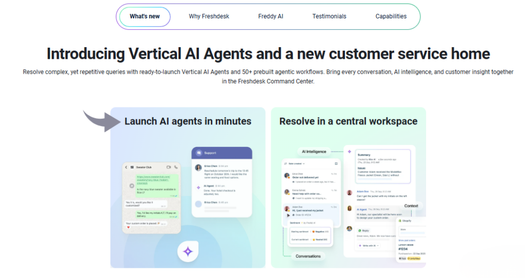 Freshsales CRM Review: Streamline Your Workflow in 2026? 10 Freshsales Smart AI Agents1