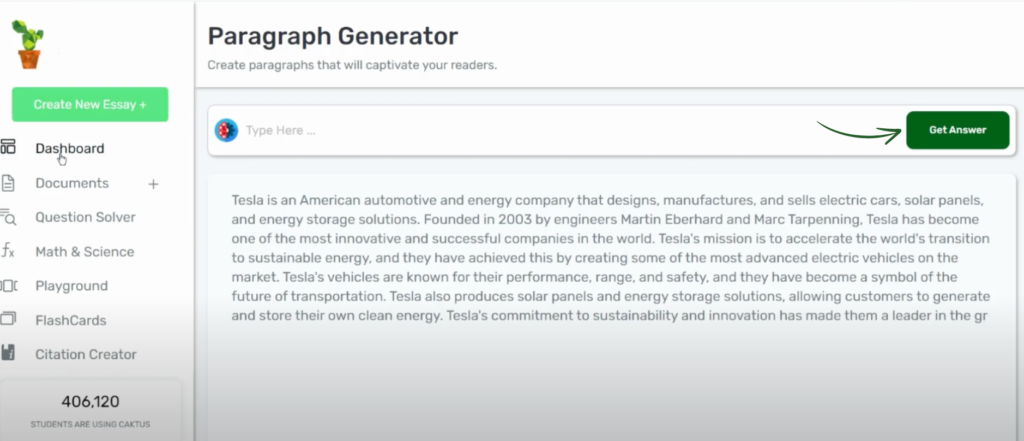 Paragraph Generator