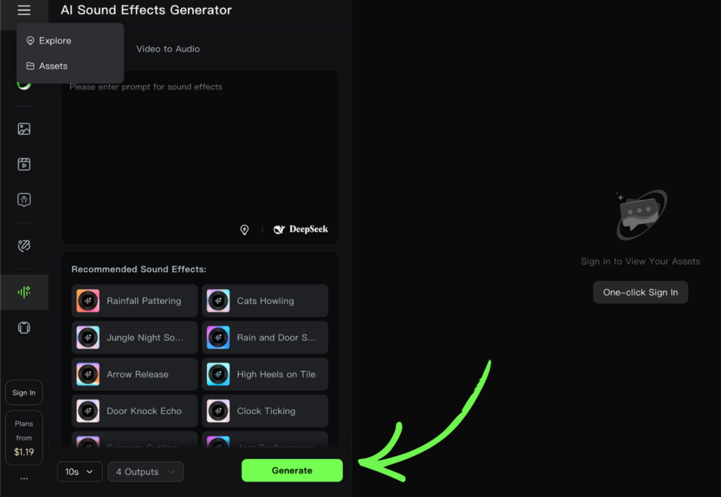 kling ai sound effects generator