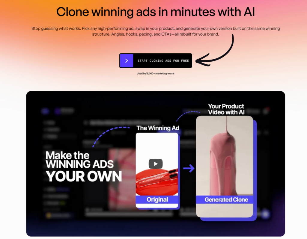 creatify ad clone