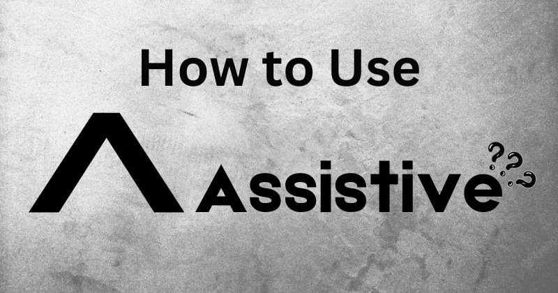 How To Use Assistive Top AI Generative Platform in 2024? 1 how to use Assistive