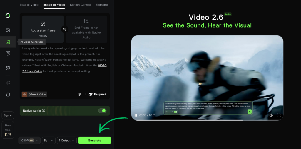 kling image to video generator