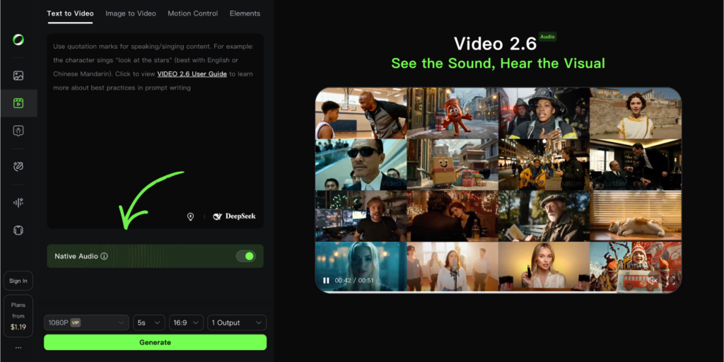 kling text to video generator