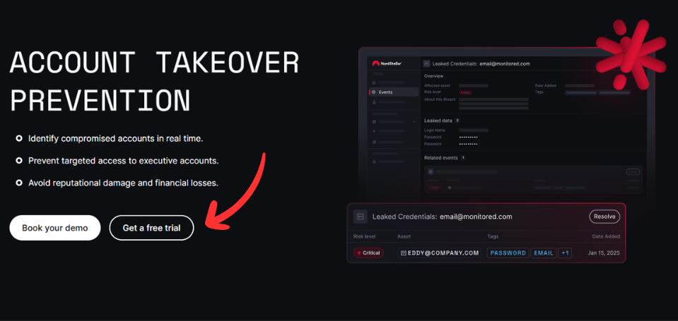Recenzja NordStellar: Zwiększ swoje cyberbezpieczeństwo w 2025 roku 6 Account takeover prevention
