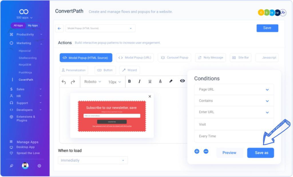 Agile CRM Lead generation