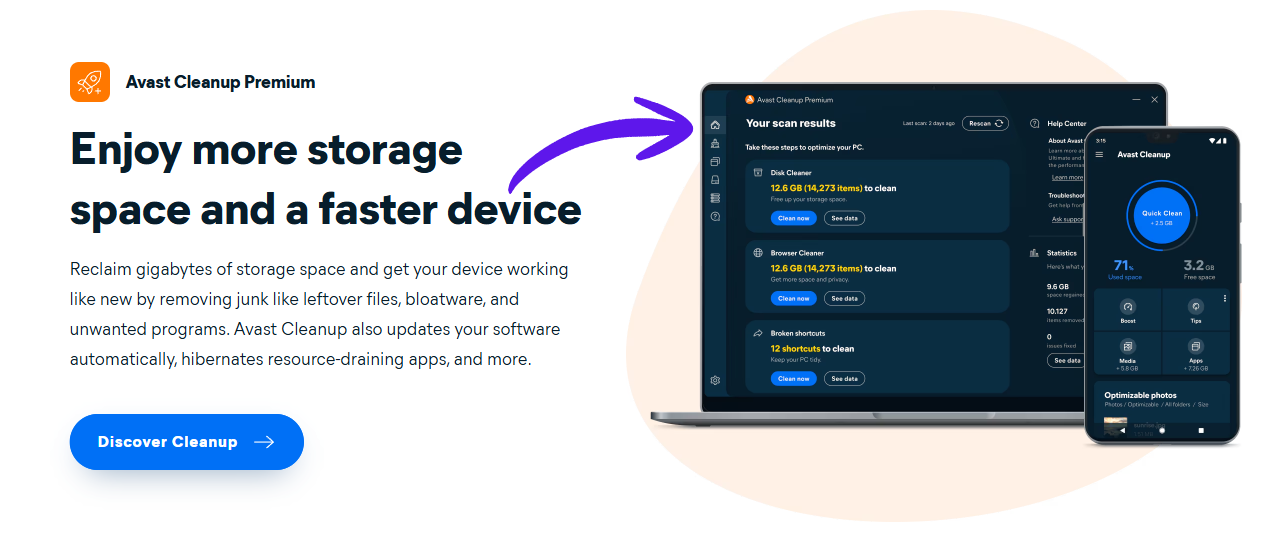 AvastVPN Avast Cleanup Premium