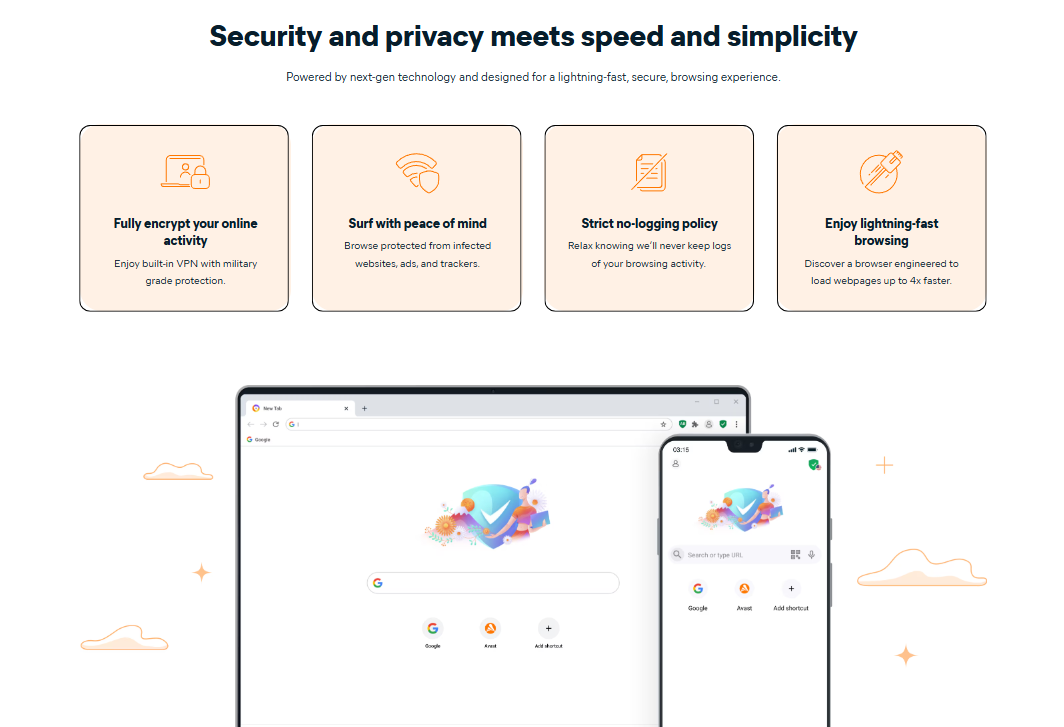 AvastVPN Secure Browser PRO