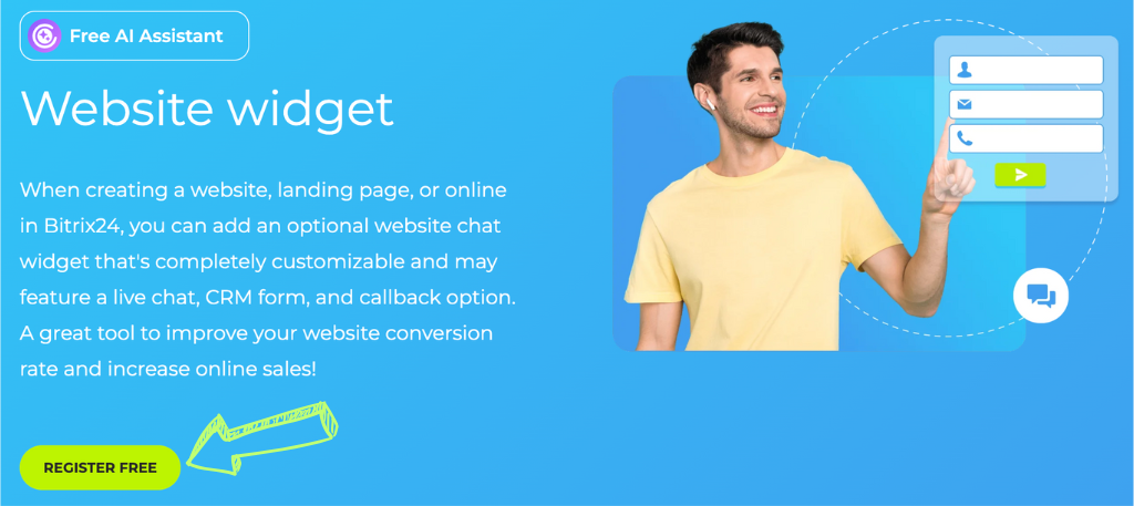Bitrix24 Website widgets