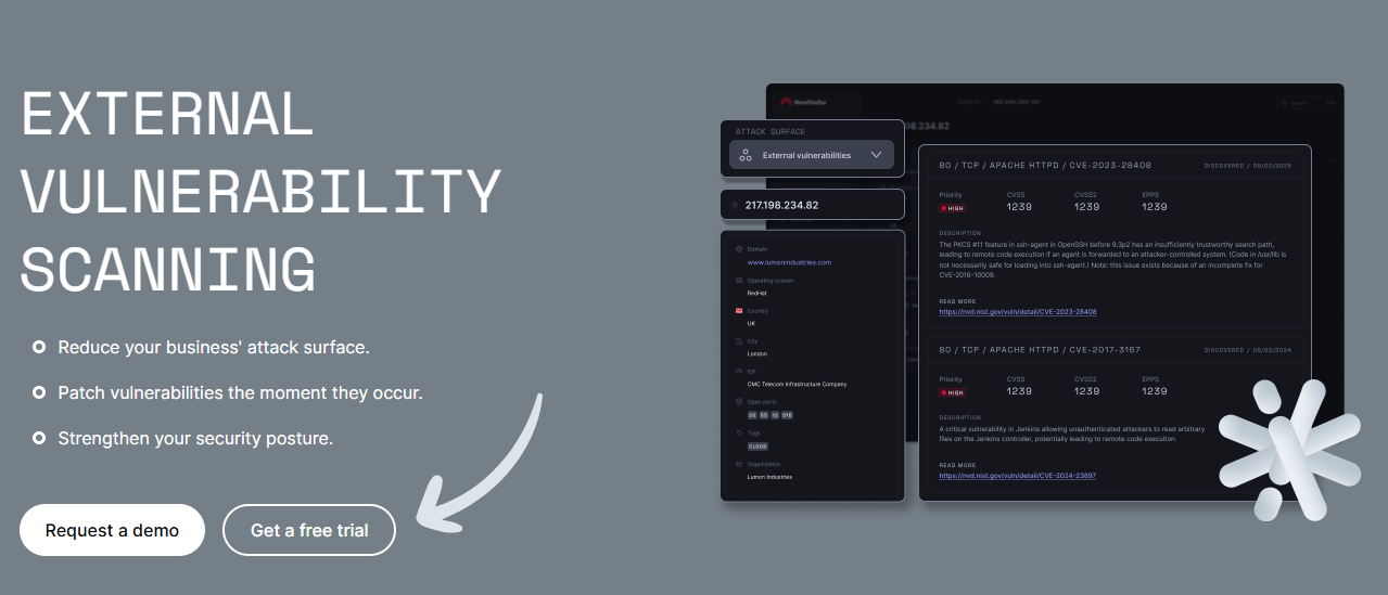External vulnerability scanning
