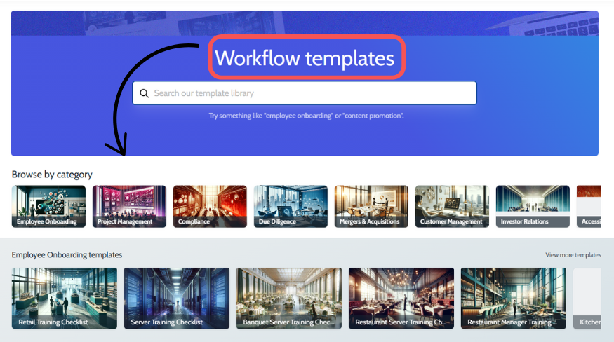 Process Street workflow templates
