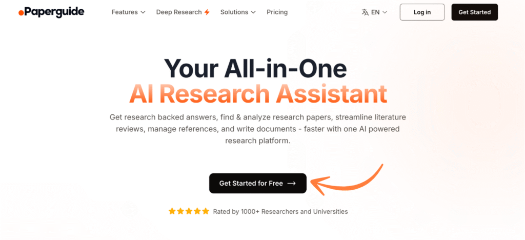 paperguide homepage