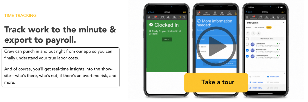 Lasso Time Tracking