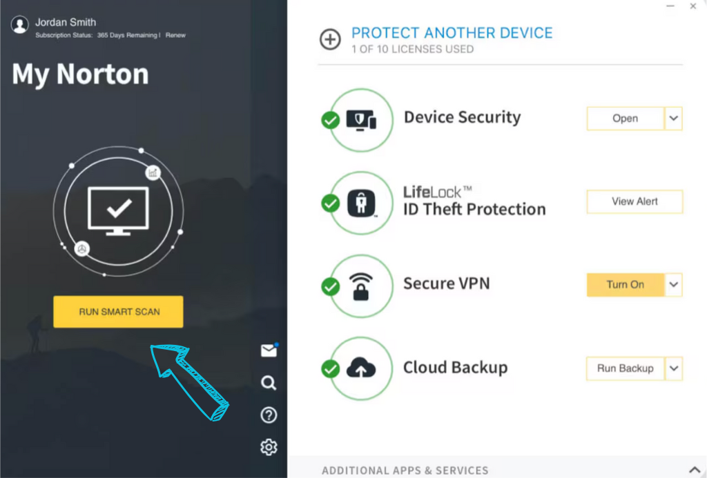 Advanced norton VPN Features