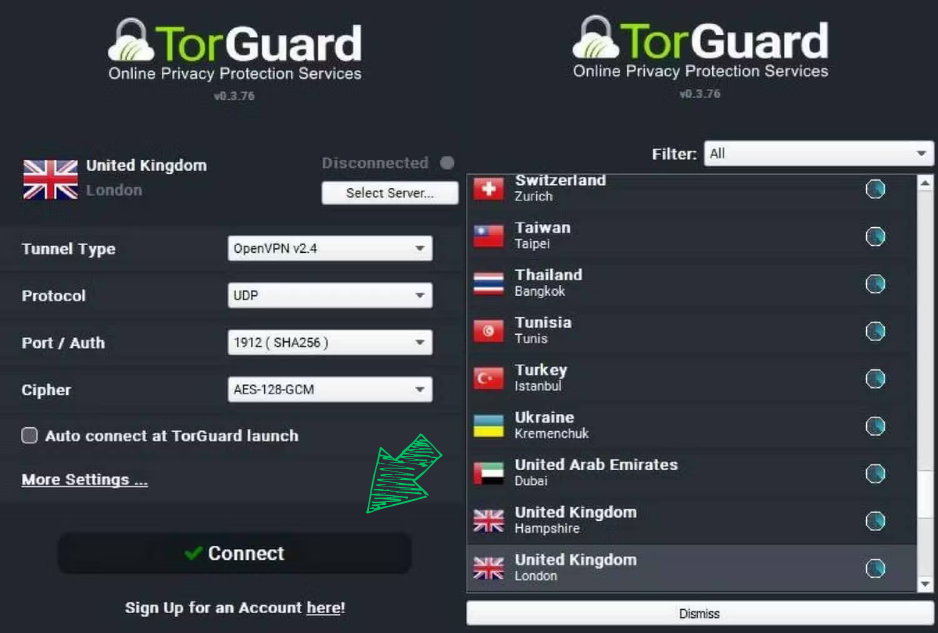 Logging in to Your TorGuard VPN Account