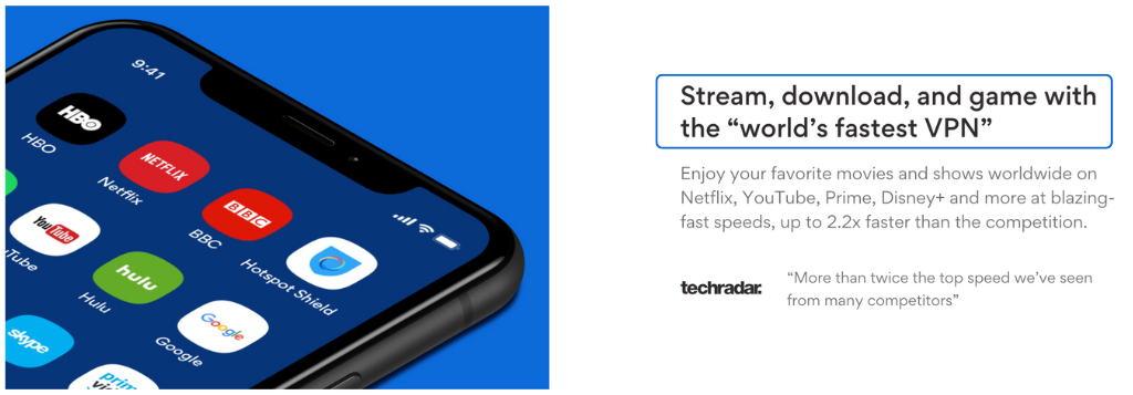 Hotspot Shield the Fastest VPN