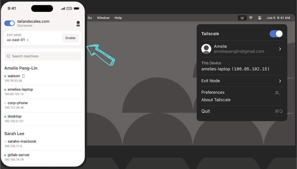 Using Tailscale