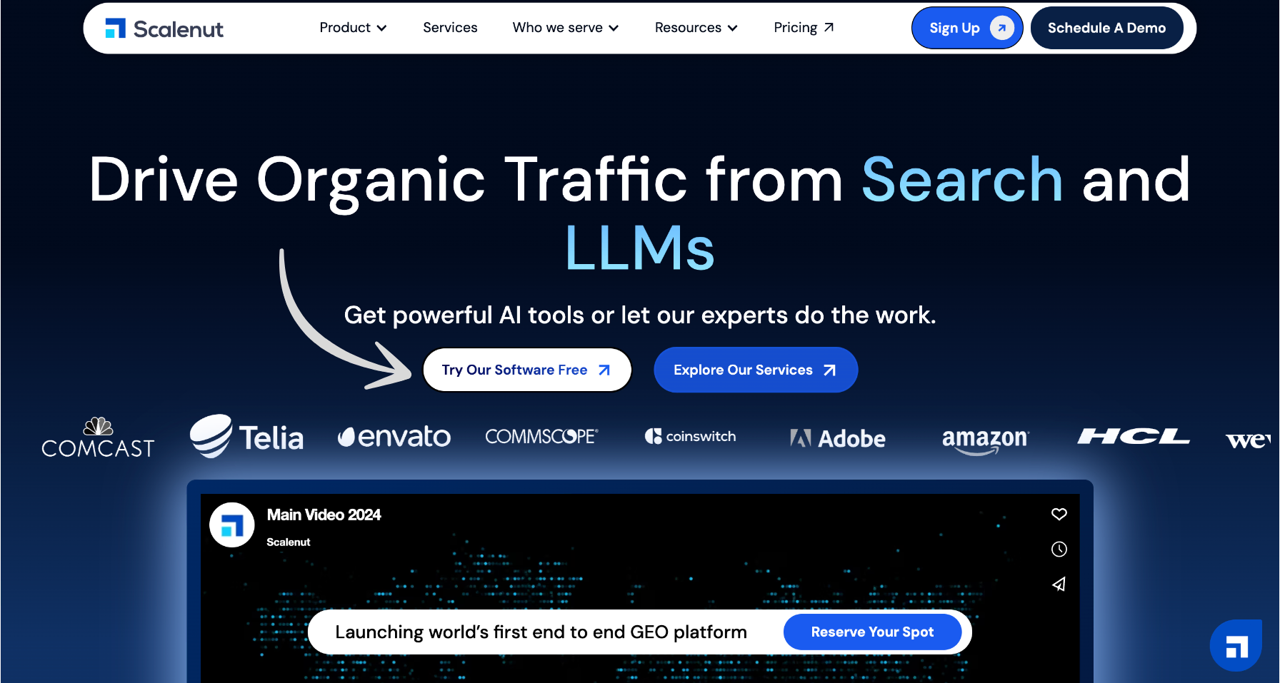 Scalenut homepage