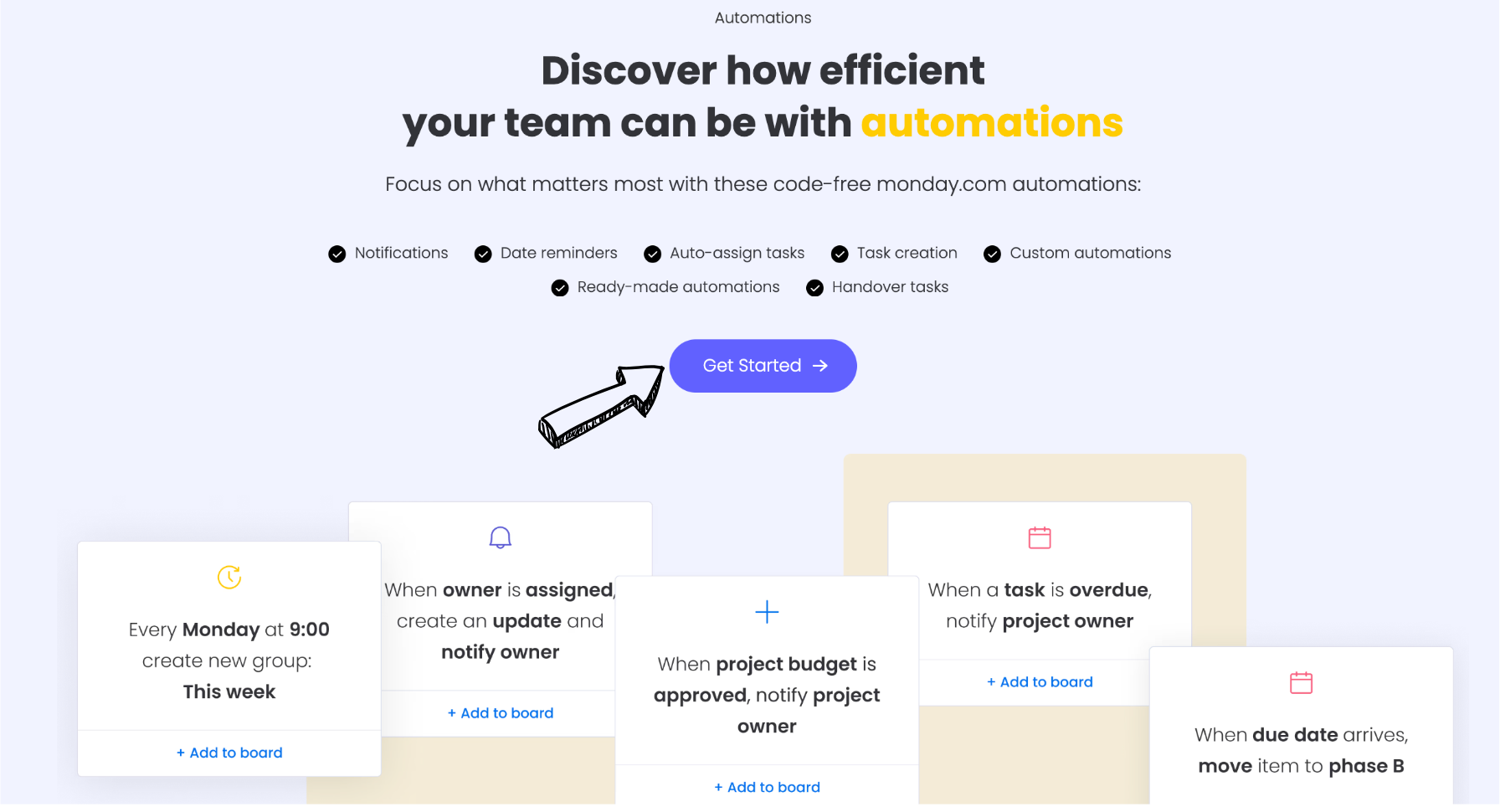 monday smart automation