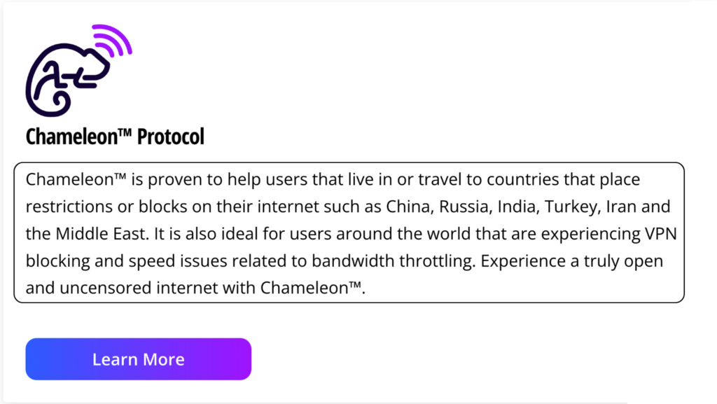 vyprvpn Chameleon Protocol