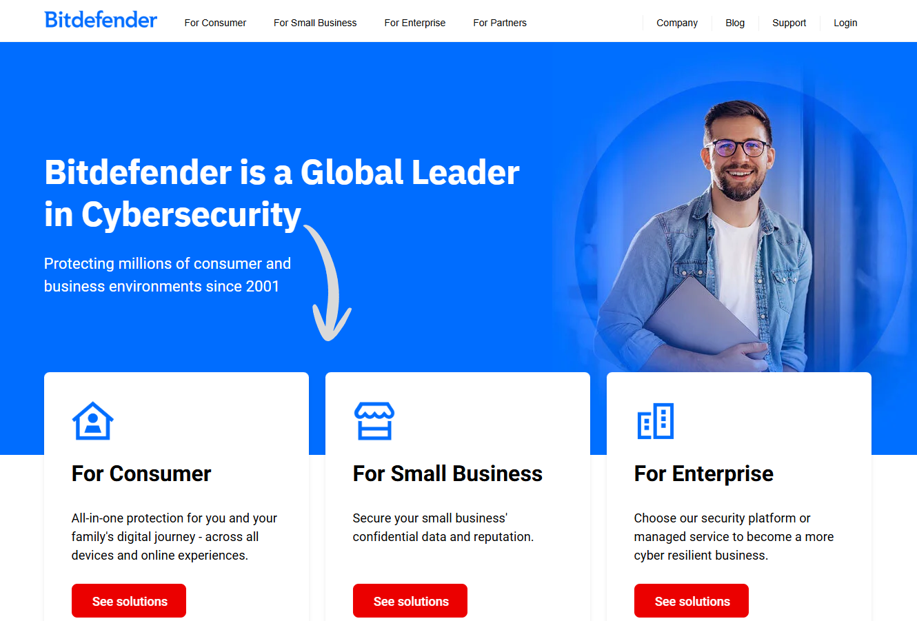 NordVPN vs Bitdefender VPN 2026: I Tested Both — Here's the Truth 9 bitdefender homepage