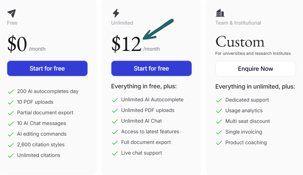 jenni pricing