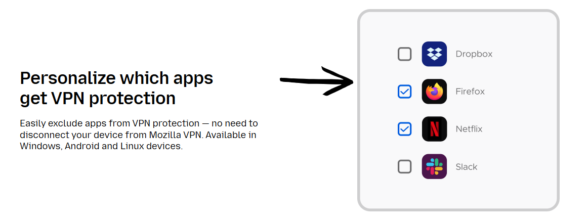 Can Mozilla VPN Actually Protect You? I Tested It 11 Mozilla Split Tunneling image
