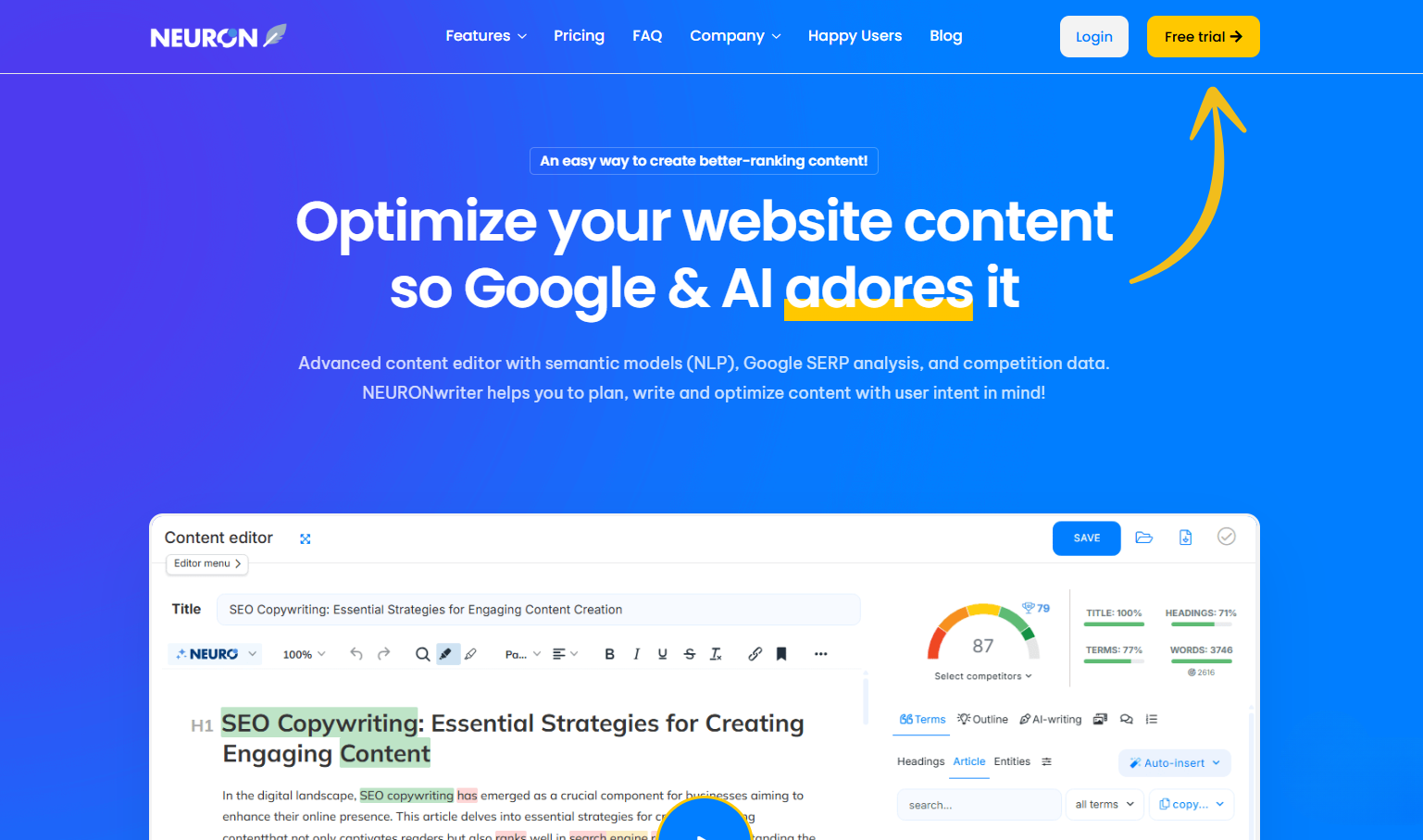 neuron homepage