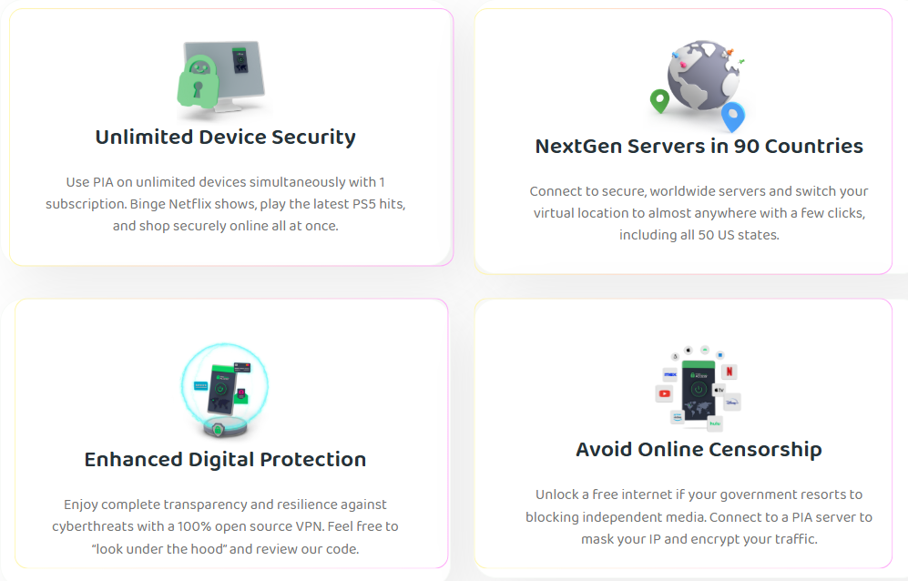 private internet access TOP benefits