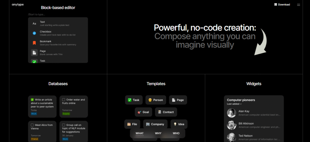 Anytype Customizable Types