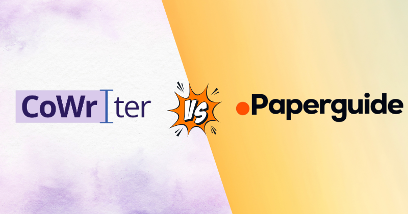 CoWriter vs PaperGuide: Best Content Optimizer in 2025? 3 CoWriter vs PaperGuide