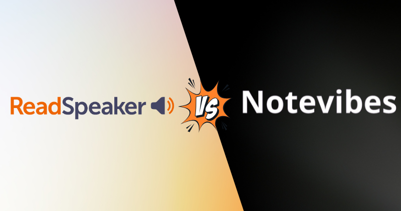 ReadSpeaker vs Notevibes: Which is Better in 2025? 3 readspeacker vs notevibes