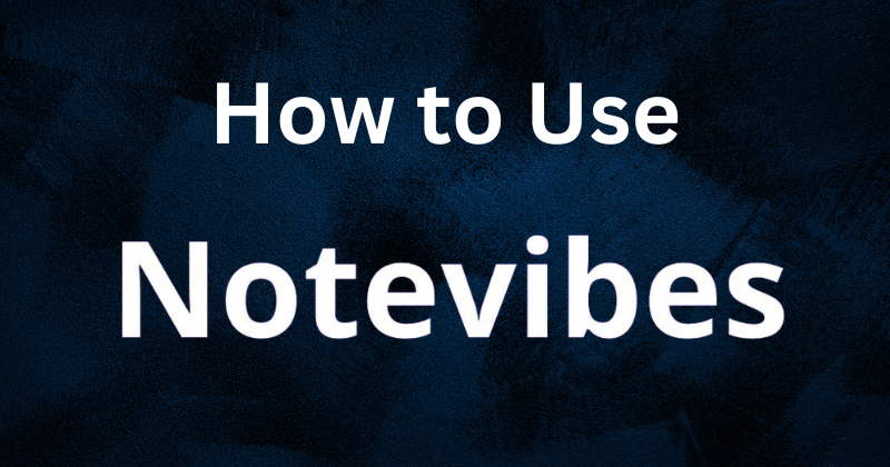 How to Use Notevibes: A Step-by-Step Guide in 2025 1 how to use notevibes